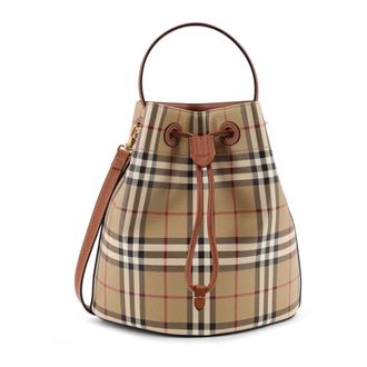 Burberry Bucket Bags, female, Multicolor, ONE SIZE, Mini Check Bucket Bag