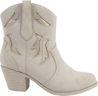 Jellypop Womens Palma Western Cowboy Boots In Bone