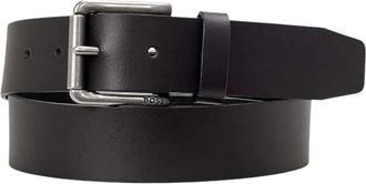 HUGO BOSS Cintur&oacute;n de Piel Joris - Accessories - Hombre - Negro - 100 CM