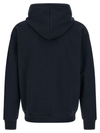 Lacoste Logo-Embroidered Cotton Blend Hoodie - Black