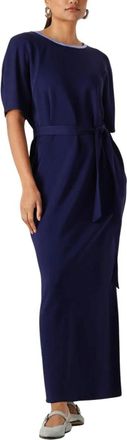 Pom Amsterdam Kleedjes, Dames, Blauw, S, Macy Dress