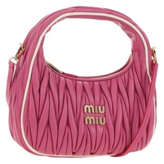 Miu Miu Pre-owned Mini Bag - Dames - Vintage Mini Tas - Roze - ONE Size - Leer - Vintage