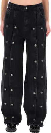 Rotate Rotate Birger Christensen, Dames, Jeans, Zwart, Maat: W27 Katoen