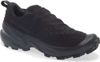 Maison Margiela x Salomon Crossdust Sneaker in Black/black/asphalt at Nordstrom, Size 12.5