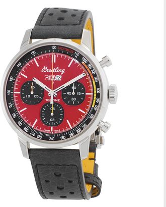 Breitling Pre-owned Breitling Top Time Chevrolet Corvette Chronograph Automatic Red Dial Mens Watch A25310241K1X1