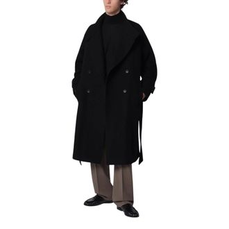 Tagliatore Heren, Mantels, Zwart, Maat: L