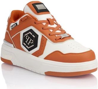 Philipp Plein Low-Top Sneakers Sk8R Unisex in Orange at Nordstrom, Size 42