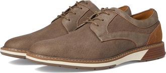 Stacy Adams Phineas Plain Toe Lace-Up Mens Shoes Taupe : 10.5 M, Faux Leather