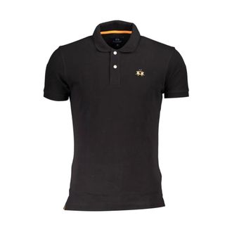 La Martina Hombre, Camisetas, Negro, Talla: 2XL