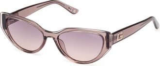 Guess GU7910 59Z Womens Sunglasses Brown Size 52