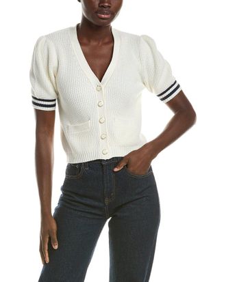 525 america Elbow Puff Sleeve Blouse