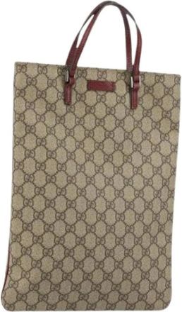 Gucci Pre-owned Tote Bags, female, Beige, Size: ONE SIZE Pre-owned Vintage Tote Bag