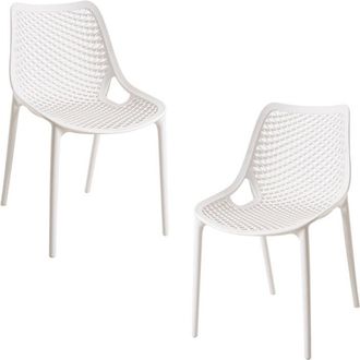 Regalos Miguel Packs Sillas Comedor - Pack 2 Sillas Kusin - Blanco