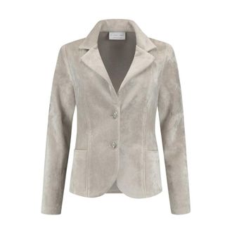 Hart by Helena Hart Dames, Jassen, Wit, Maat: XS Velours