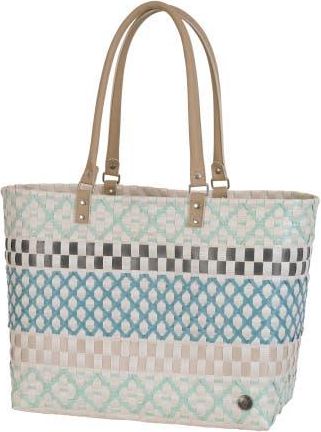 Handed By Elin Recycled Plastic Shopper in Aqua at Nordstrom, Size Medium