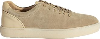 Desa Man Slip-Ons - Suede Upper, Leather Lining, Elastic Laces, Flat Heel, Breathable | Light Brown - 42