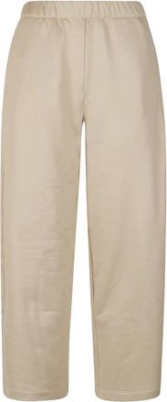 Max Mara Broeken, Dames, Beige, S, Wijde broek