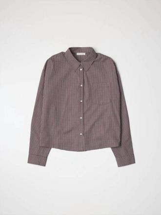 All : Row Womens Gingham Button-Down Shirt In Brown
