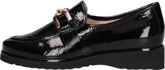 Hassia Sevilla Loafers - Dames - Loafers - Zwart - 40 EU - Leer - Schoenen
