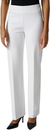 Joseph Ribkoff Straight Broeken - Dames - Straight fit broeken - Wit - XL - Polyester - Broeken
