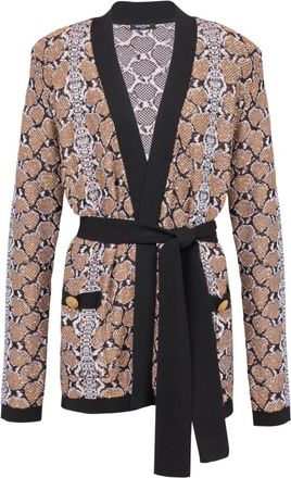 Balmain Mujer, Jerseys, Marr&oacute;n, Talla: S
