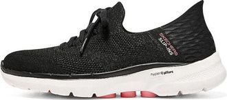 Skechers (WMNS) Skechers Go Walk 6 Lace Up Black Pink 124568-BKHP