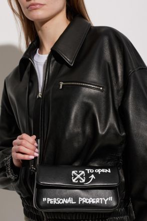 Off-white Jitney 0.7 Shoulder Bag, Womens, Black