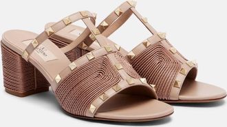 Valentino Garavani Rockstud 60 leather mules