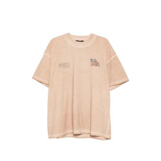 Represent Graphic-print Distressed T-shirt