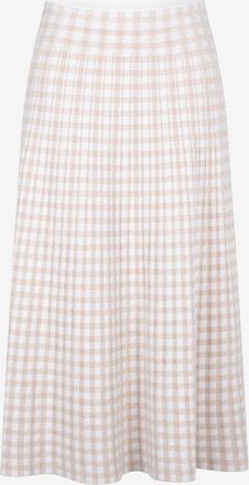 Antonino Valenti Ausgestellter karierter Strick-Midirock Jane