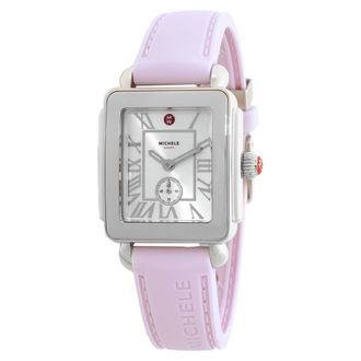 Michele Deco Sport Mid Quartz Silver Dial Ladies Watch MWW06H000009