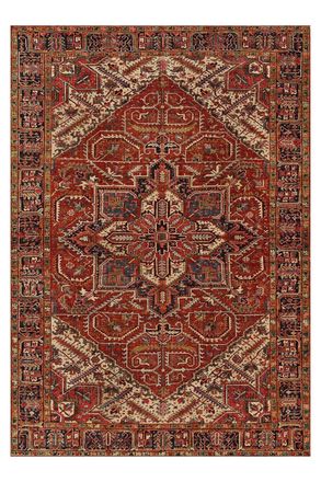 AFK Living Alfombra de dise&ntilde;o con acabado de costura inglesa 160 x 230 cm