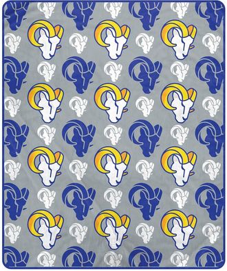 Pegasus Sports Los Angeles Rams Nfl Team Signature Logo Fleece Throw