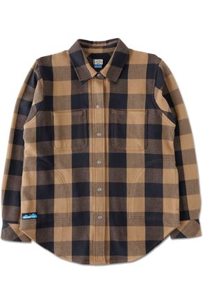 Kavu Womens Wren Shacket In Brown Bear