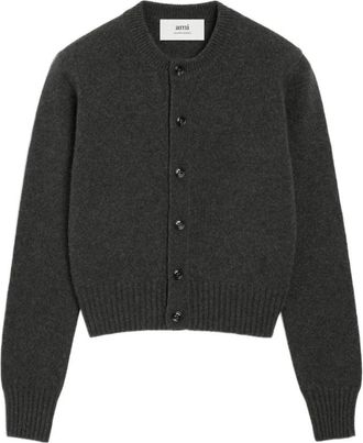 Ami Ami de Coeur Cardigan - Dames - Cashmere truien - Zwart - XL - Wol - Truien & Vesten