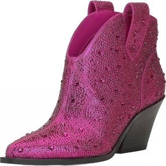 Jessica Simpson Women Zadie 2 Ankle Boot In Fuschia