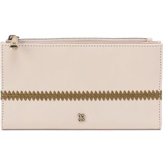Hobo Large Jill Leather Bifold Wallet in Pale Flax at Nordstrom