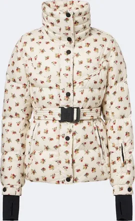Moncler Chaqueta de esqu&iacute; acolchada floral