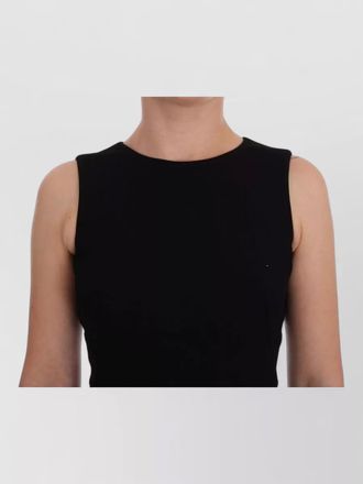 Dolce & Gabbana crystal-embellished sleeveless midi dress