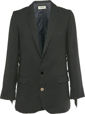 Zadig&Voltaire Blazer Viva Frange - Nero