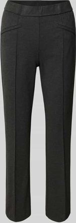 Toni Stoffhose in verkürzter Passform in Anthrazit, Größe 38