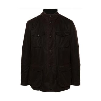 Barbour Heren, Jassen, Bruin, Maat: M Katoen