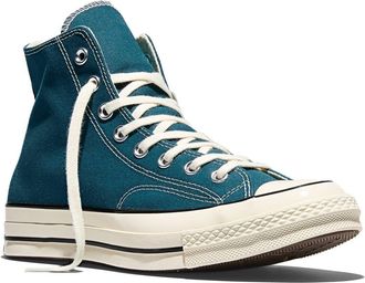 Converse Chuck Taylor 70 High Top Sneaker in Murky Waters/Egret/Black at Nordstrom, Size 10.5