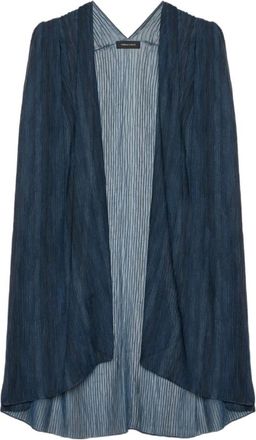 Fiorella Rubino Silky Scarves - Dames - Ponchos - Blauw - Xs/S - Jassen