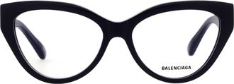 Balenciaga Demo Cat Eye Ladies Eyeglasses BB0482O 001 56