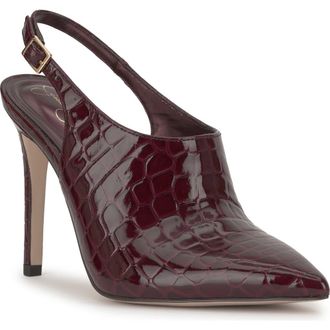 Jessica Simpson Pavie Slingback Pump in Cherry Mahogany at Nordstrom, Size 9.5