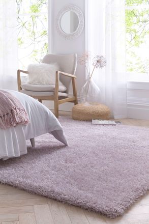 Origin Store Chicago Soft Lilac in Baby Pink | Size: 140 cm x 200 cm