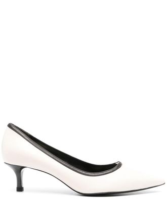 Tory Burch 40mm Double T pumps - Neutrals