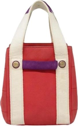 Chanel Pre-owned Mini Bags, female, Red, Size: ONE SIZE Pre-owned Canvas Mini Bag