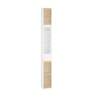 SoBuy Armario alto de ba&ntilde;o con un caj&oacute;n 20x20x180cm